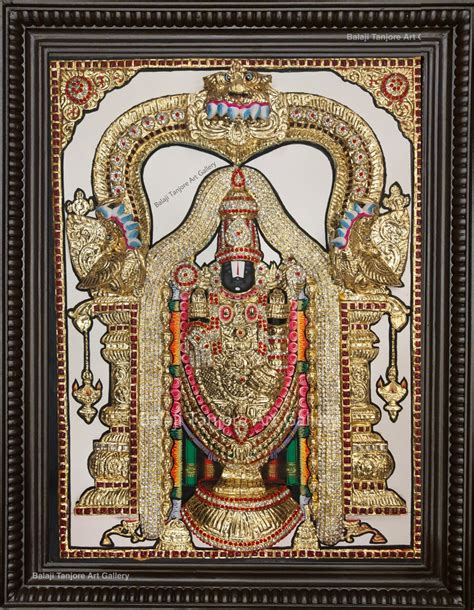 Buy Balaji White D Full Embossing Tanjore Paintings Online