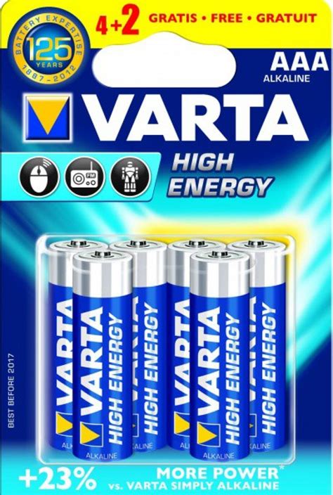 Батерии Varta Longlife Power Aaa Bli 6 42 Техмарт