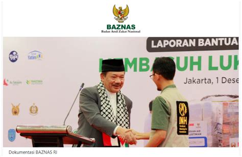 Permudah Penyaluran Bantuan Palestina BAZNAS RI Kerja Sama Dengan Tiga