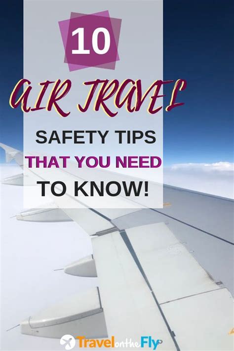 10 Air Travel Safety Tips (Ultimate Guide For 2024) | Travel safety ...