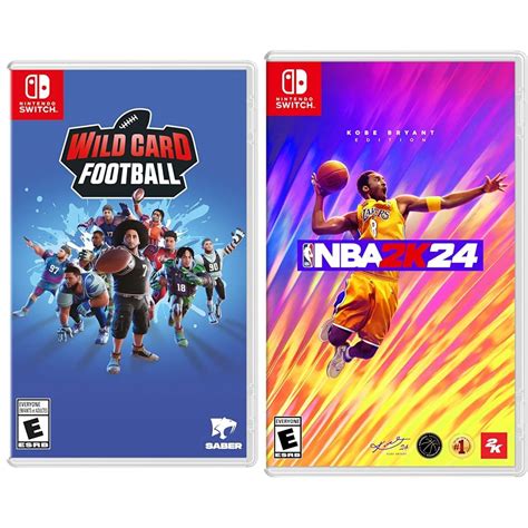 Amazon Wild Card Football Nintendo Switch Nba K Kobe Bryant