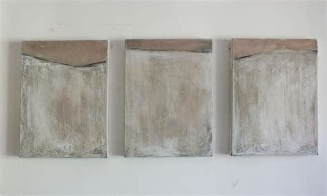 Marilina Marchica Landscape Triptych Minimalist Artwork Made In