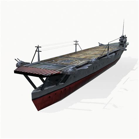 Kaga carrier 3D Model $19 - .3ds .blend .dae .fbx .max .obj .unknown - Free3D