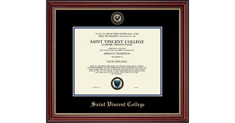 Masterpiece Medallion Diploma Frame In Kensington Gold Saint Vincent