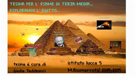 Tesina Per L Esame Di Terza Media Esplorando L Egitto By Giulia