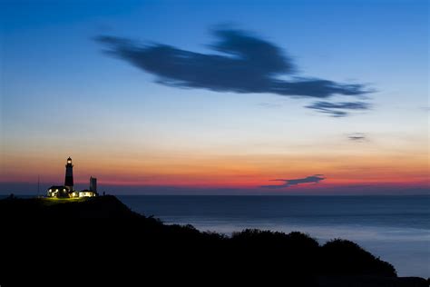 Montauk Lighthouse Sunrise Photograph by Ryan Moore - Fine Art America