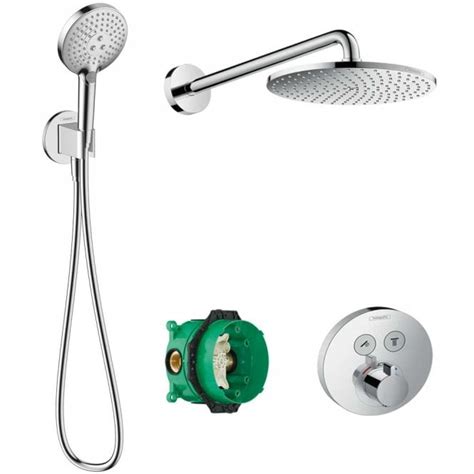 Hansgrohe Raindance Thermostatic S Chrome Jet Powderrain Shower