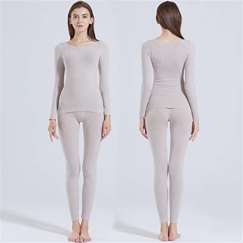 Seamless Elastic Thermal Inner Wear Set Simplegobuy