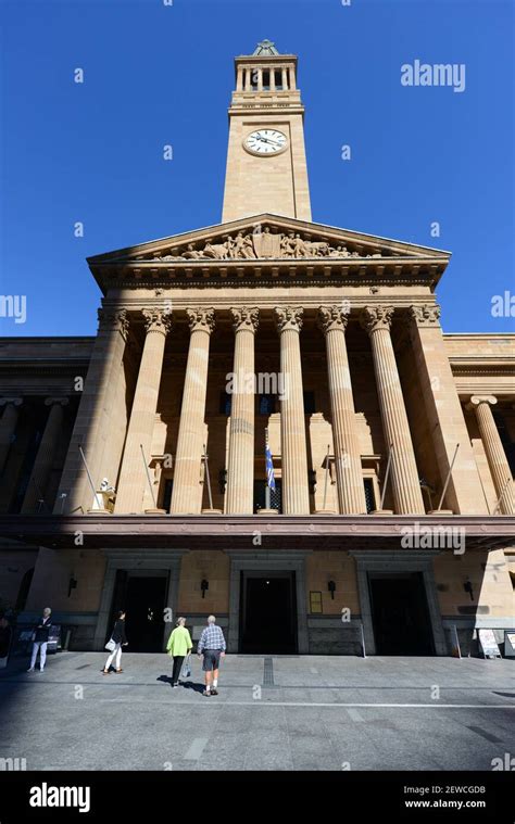 Brisbane city hall clock tower hi-res stock photography and images - Alamy