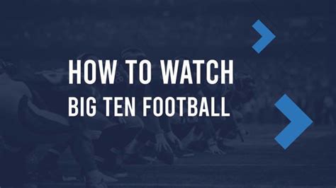 Big Ten Games Today: How to Watch Big Ten Network, TV Schedule, Live ...