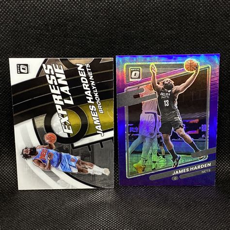 Purple Prizm Donruss Optic James Harden Brooklyn Nets