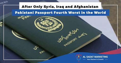 Pakistani Passport Fourth Worst In The World