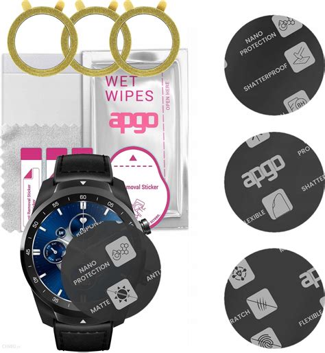 Apgo 3X Szkło Hybrydowe Matowe Do Mobvoi Ticwatch Pro S 2021 Flexible