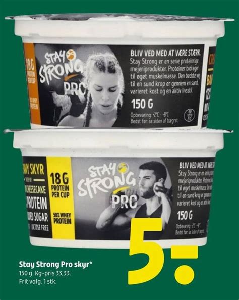 Stay Strong Pro Skyr Tilbud Hos Coop