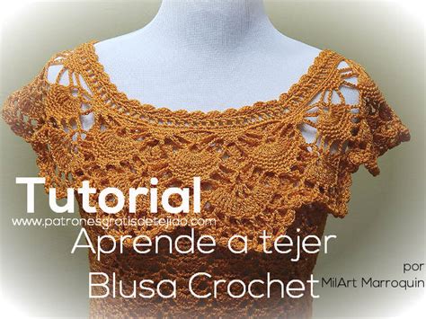 Aprende A Tejer Blusa Crochet Tutorial