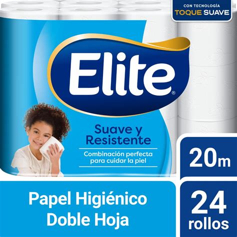 Papel Higiénico Elite Doble Hoja Paquete 24un Plazavea Plazavea