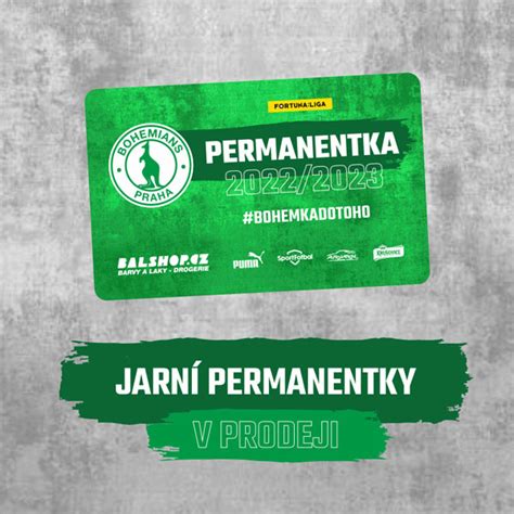 BOHEMIANS PRAHA 1905 Jarní permanentka 2022 2023 TICKETPORTAL