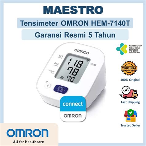 Jual Tensimeter Digital Omron Hem T Bluetooth Connect Hem T