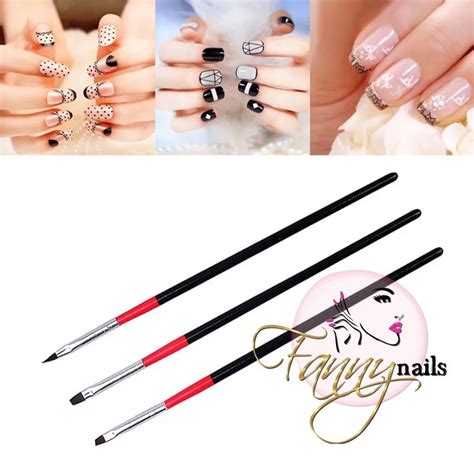 Jual Brush Nail Gel Acrylic And Gradasi Gradation Set Pcs Nailart