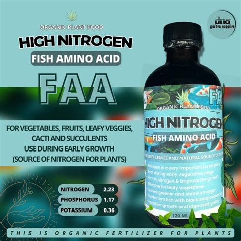 Abilene DNA HIGH NITROGEN FISH AMINO ACID FAA ORGANIC FERTILIZER