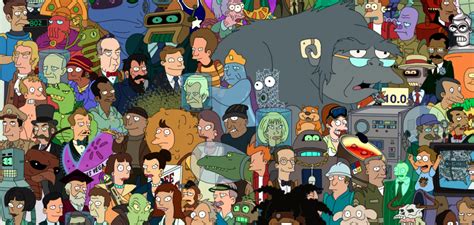 Futurama Entire Cast Poster | The Coolector