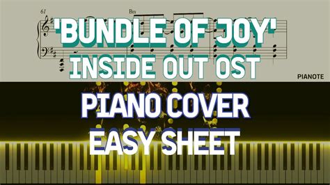 인사이드 아웃 OST Bundle of Joy 기쁨이 테마 Piano Cover Sheets 피아노 악보