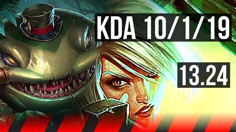 Tahm Kench Vs Riven Top 10119 Legendary 600 Games 11m