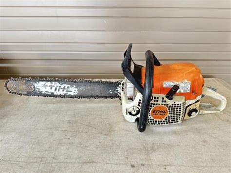 Stihl Magnum MS 391 MS391 20 Bar Gas Chainsaw Starts Runs Idle Great