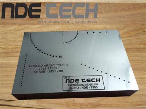 PAUT TOFD STANDARD BLOCKS Astm E2491 Phased Array Assessment Block
