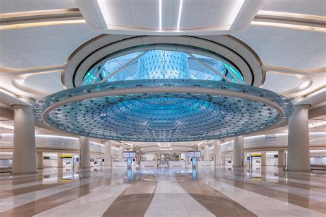 Undulating Desert Sand Dunes Inform Abu Dhabi Airport Mega Terminal