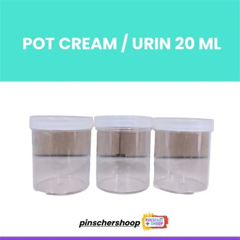 Jual Pot Salep 20 Ml Pot Urin Pot Cream Pcs Shopee Indonesia