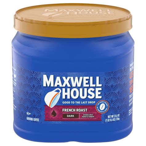 Save On Maxwell House French Dark Roast Coffee Ground Order Online