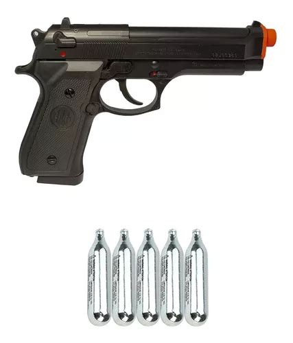 Pistola Airsoft Co2 Beretta 92 Fs 6mm Co2 Frete Grátis