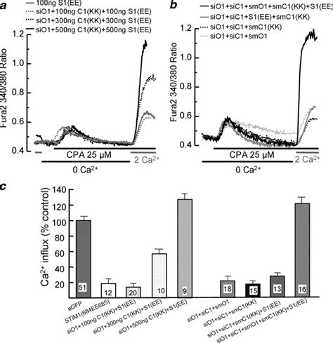 The Soc Function Of Trpc And Orai Are Required For The Native Socs