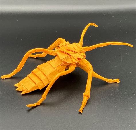 Armoured Cricket By Maeng Hyeong Kyu Mkorigami Folded By Me With