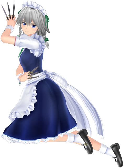 Izayoi Sakuya by SpiritualPhoenixArt on DeviantArt