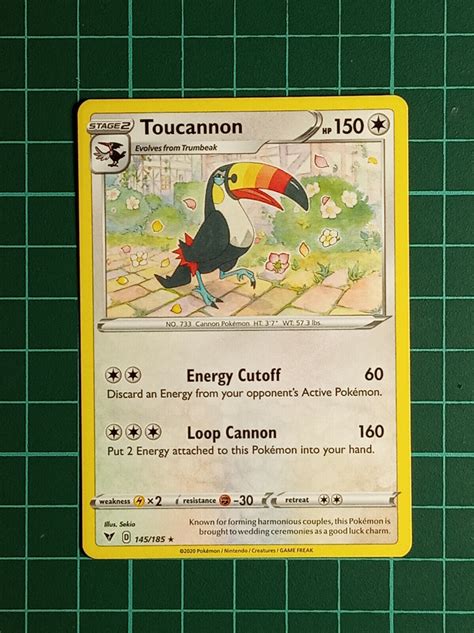 Pokemon Card Toucannon Rare Vivid Voltage Nm Ebay