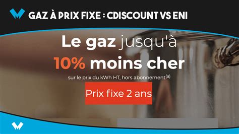 Profiter des bons plans gaz à prix fixe avant la crise de Cdiscount et Eni