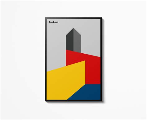 Bauhaus Multicolor Poster Art Exhibition Print Weimar 1923 - Etsy