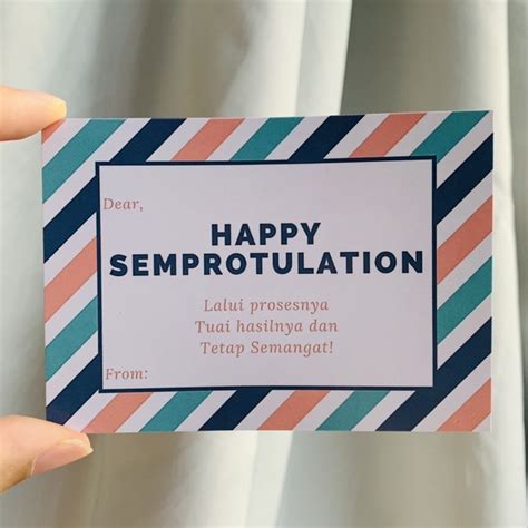 Kartu Ucapan Happy Semprotulation Sempro Day Greeting Card Shopee