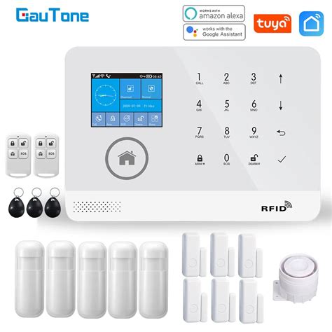 GauTone Sistema De Alarma PG103 Tuya WiFi Dispositivo De Seguridad Para