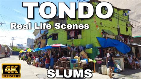 Real Life Scenes Slum Life In Tondo Walk At Tondo Manila