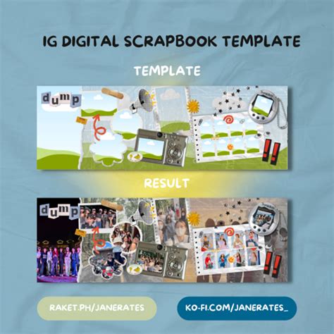 Dump Instagram Digital Scrapbook Template Ja S Ko Fi Shop Ko Fi