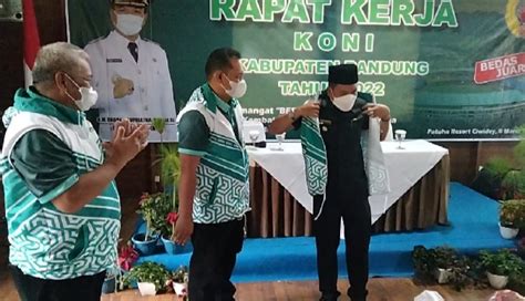 Bupati Bandung Launching Si Binpres Bedas Pada Raker Koni Kabupaten