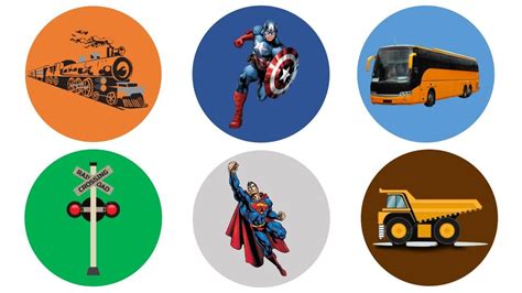 Spinwheel Superman Kereta Api Uap Bus Pariwisata Mobil Tambang Captain