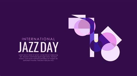 international jazz day poster template vector stock 21691323 Vector Art ...