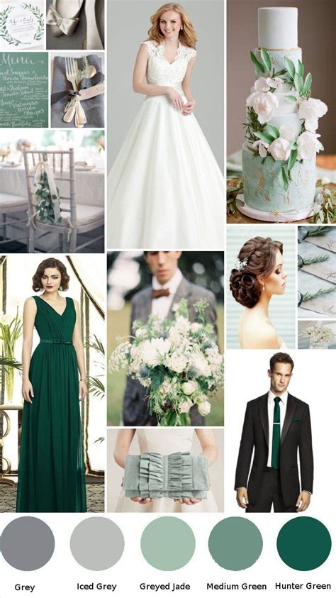 Green Color Palette Wedding