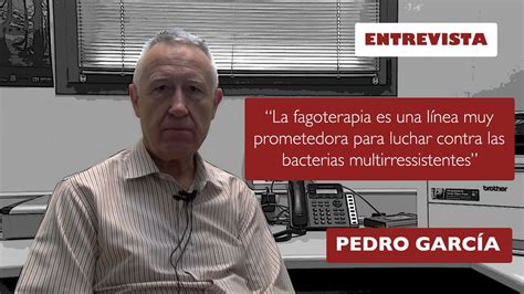 Pedro García La fagoterapia es muy prometedora para luchar contra las