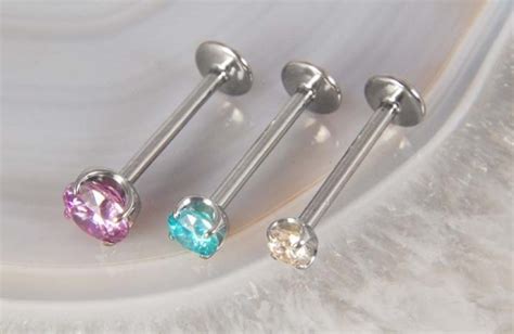 Neometal Threadless Prong Set Gem Tops Primal Decor