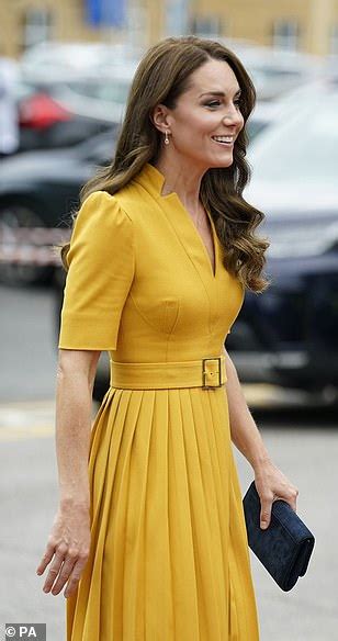 Kate Middleton Wears Karen Millen Dress At Royal Surrey County Hospital